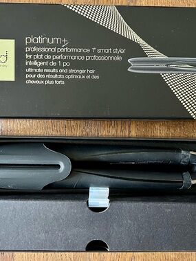 ghd Black Ceramic Hair Straightener - 1" Smart Styler